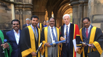 Founder chancellor  conferred with FRCP fellowship