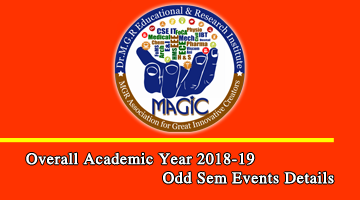 Academic Year 2018-19 Odd Sem Events Details
